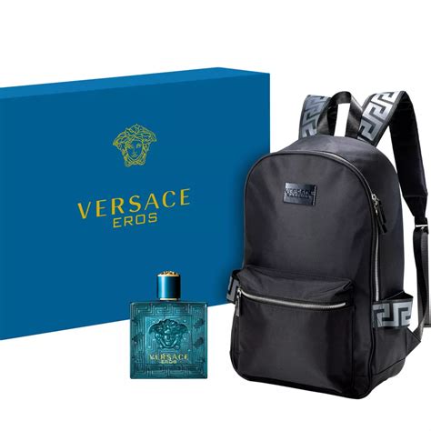 versace backpacks mens|Versace gift set with backpack.